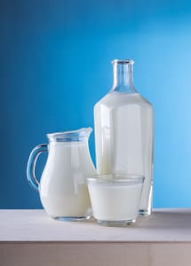 milk left on the counter