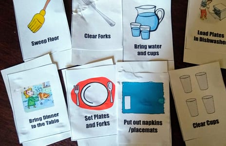 dinner job cards